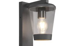 Vägglampor Utomhus<Trio Lighting Cavado Vägglampa E27 antracit IP44