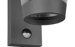 Trio Lighting Cavado Vägglampa E27 antracit rörelsesensor IP44* Vägglampor Utomhus