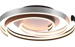 Plafonder<Trio Lighting Caya Plafond LED i borstad aluminium