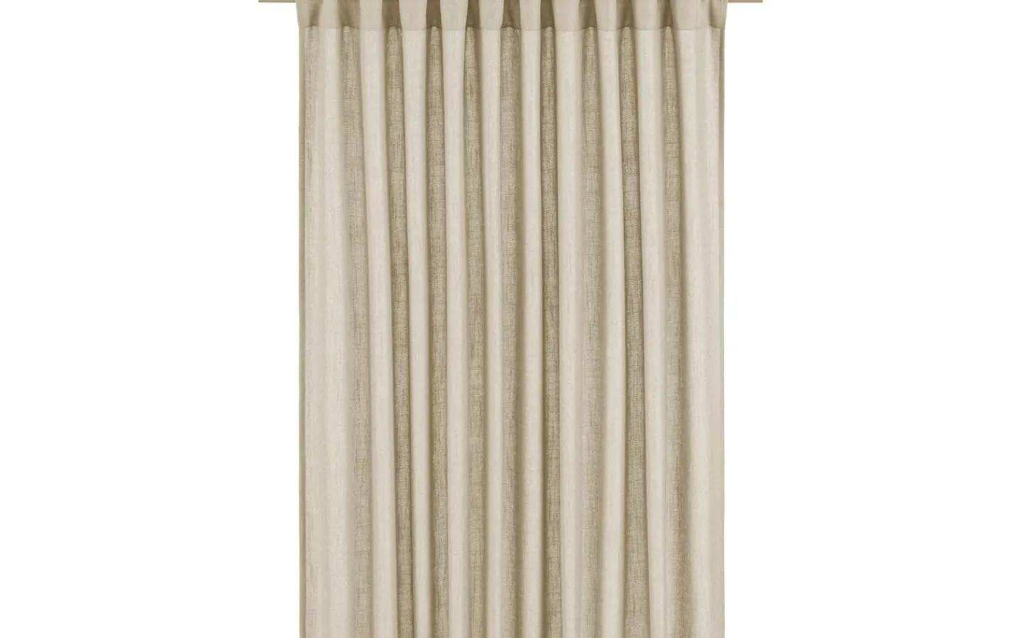 Enfärgade Gardiner<Svanefors Cecil Gardin 2-pack Lin 145x260cm