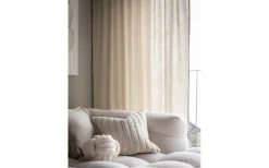 Enfärgade Gardiner<Svanefors Cecil Gardin 2-pack Lin 145x260cm