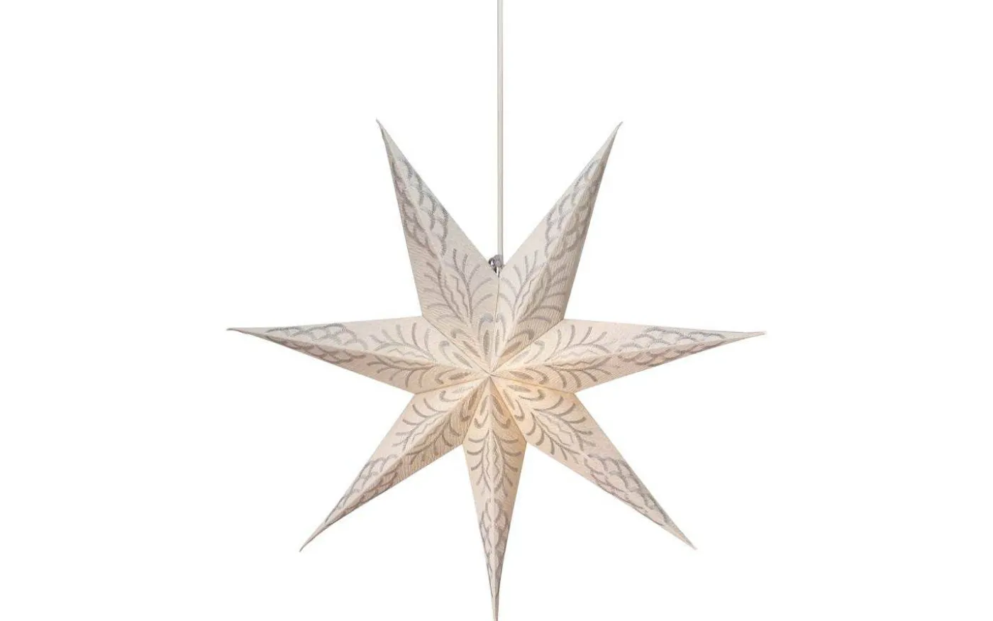 Celeste Julstjärna 60cm Silver grey