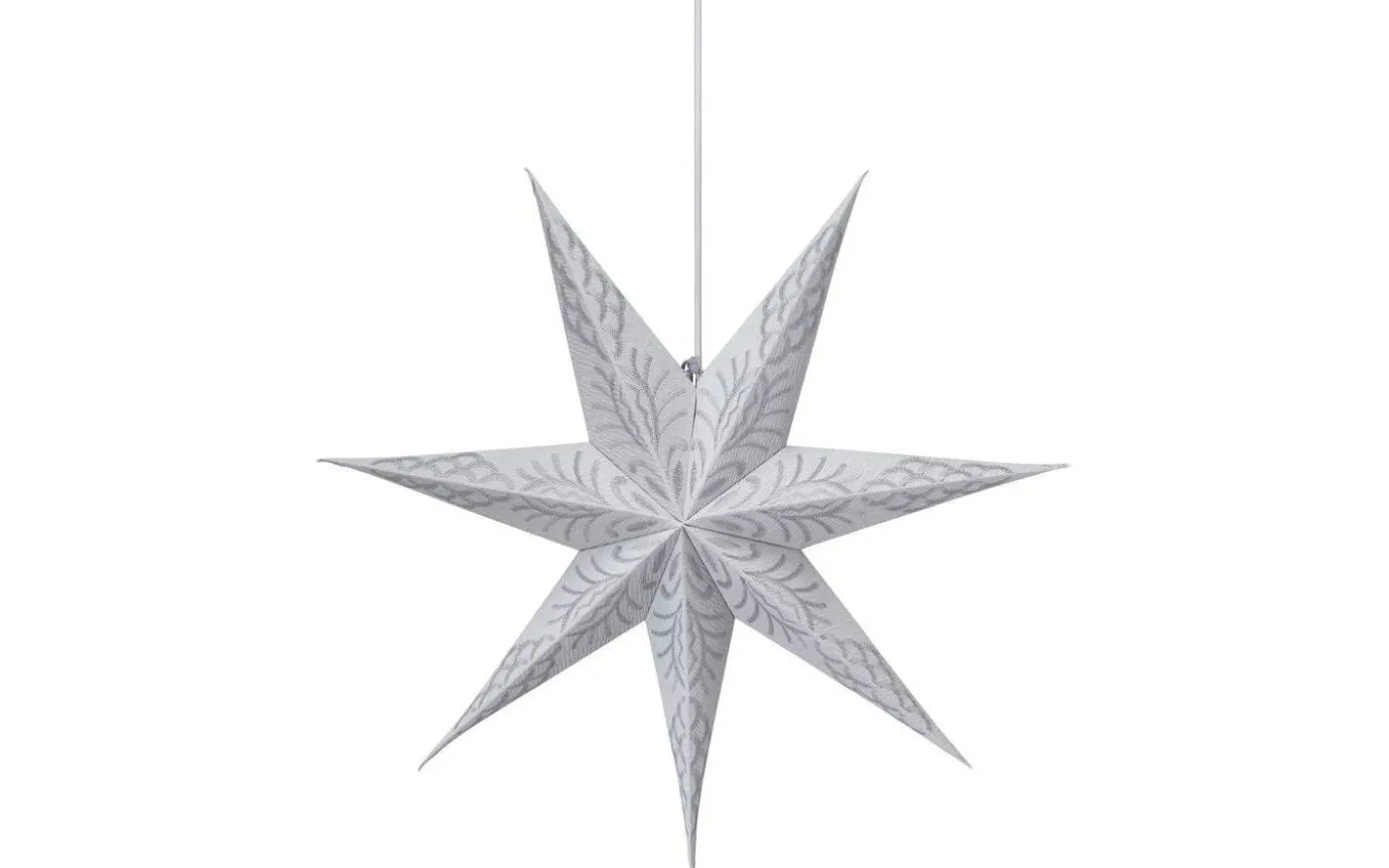 Celeste Julstjärna 60cm Silver grey