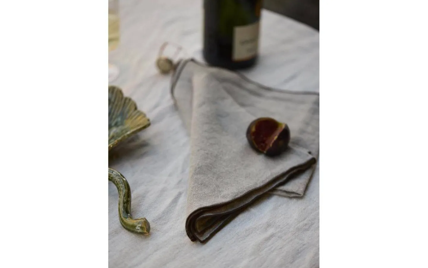 Svanefors Celine Servett 45x45cm Linne/Brun* Servetter & Servettringar|Inredning Jul