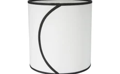 PR Home Celyn Ava Cylinder Lampskärm Ø25cm Offwhite/Svart* Cylinder Lampskärmar