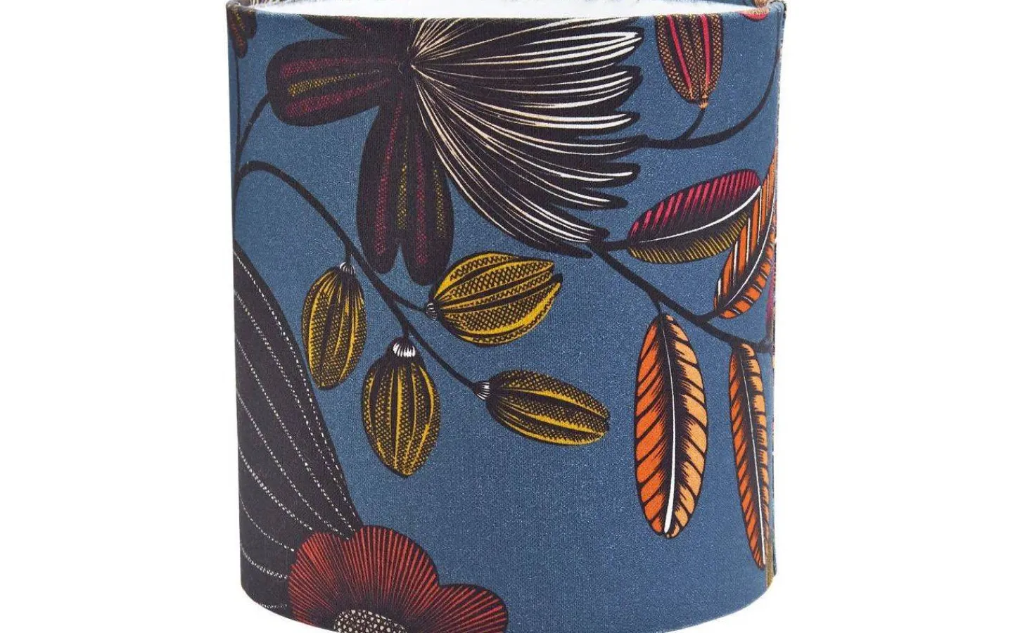 PR Home Celyn Orphee Cylinder Ø25cm Blå* Mönstrade Lampskärmar|Cylinder Lampskärmar