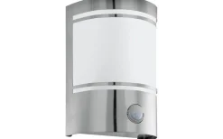 Vägglampor Utomhus<Eglo Cerno Fasadlampa Rörelse Rostfritt Stål IP44