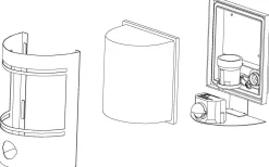 Vägglampor Utomhus<Eglo Cerno Fasadlampa Rörelse Rostfritt Stål IP44