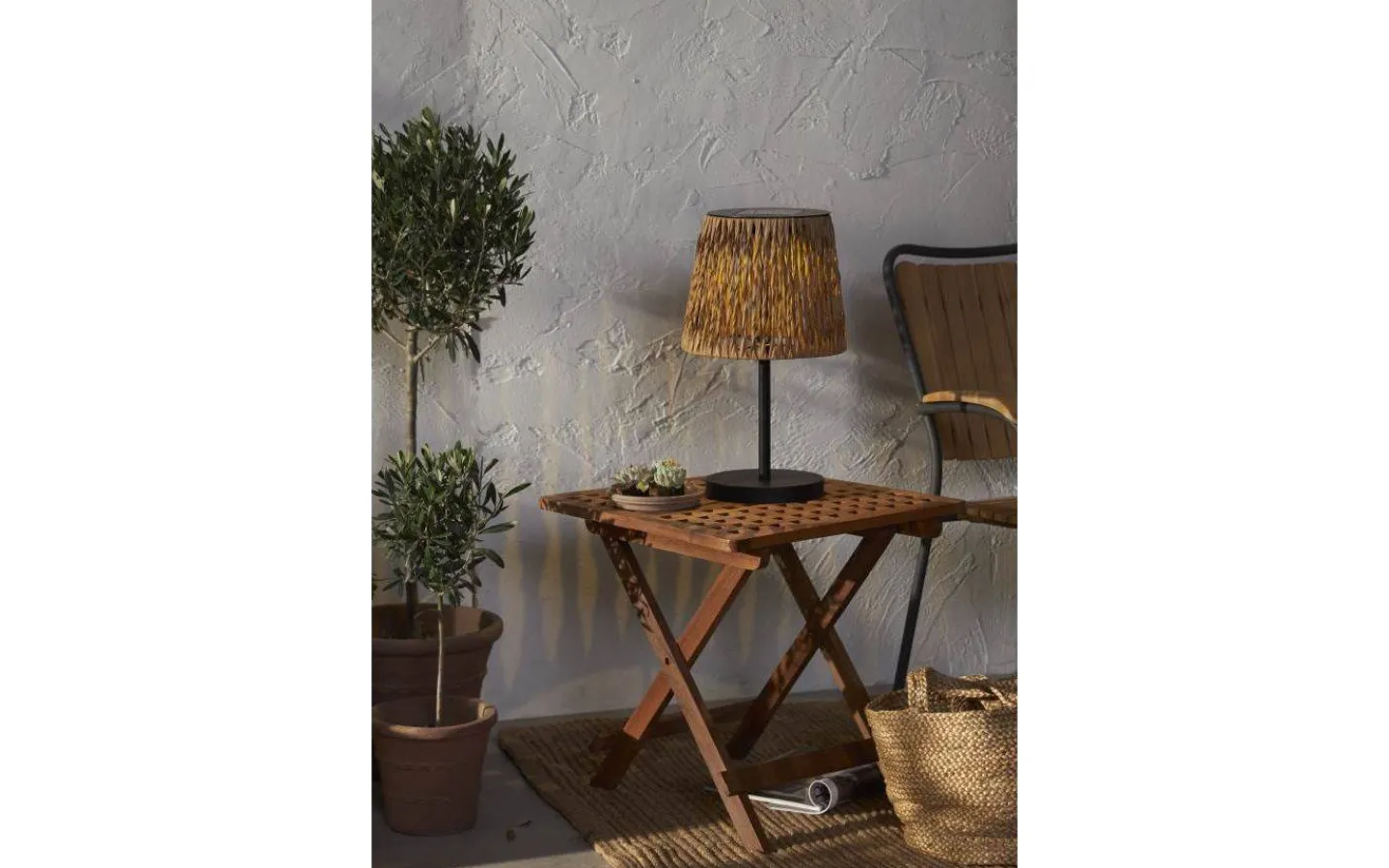 Star Trading Cesta Solcellsdriven Bordslampa 48cm Brun* Bordslampor Utomhus|Visa Alla Solcellslampor
