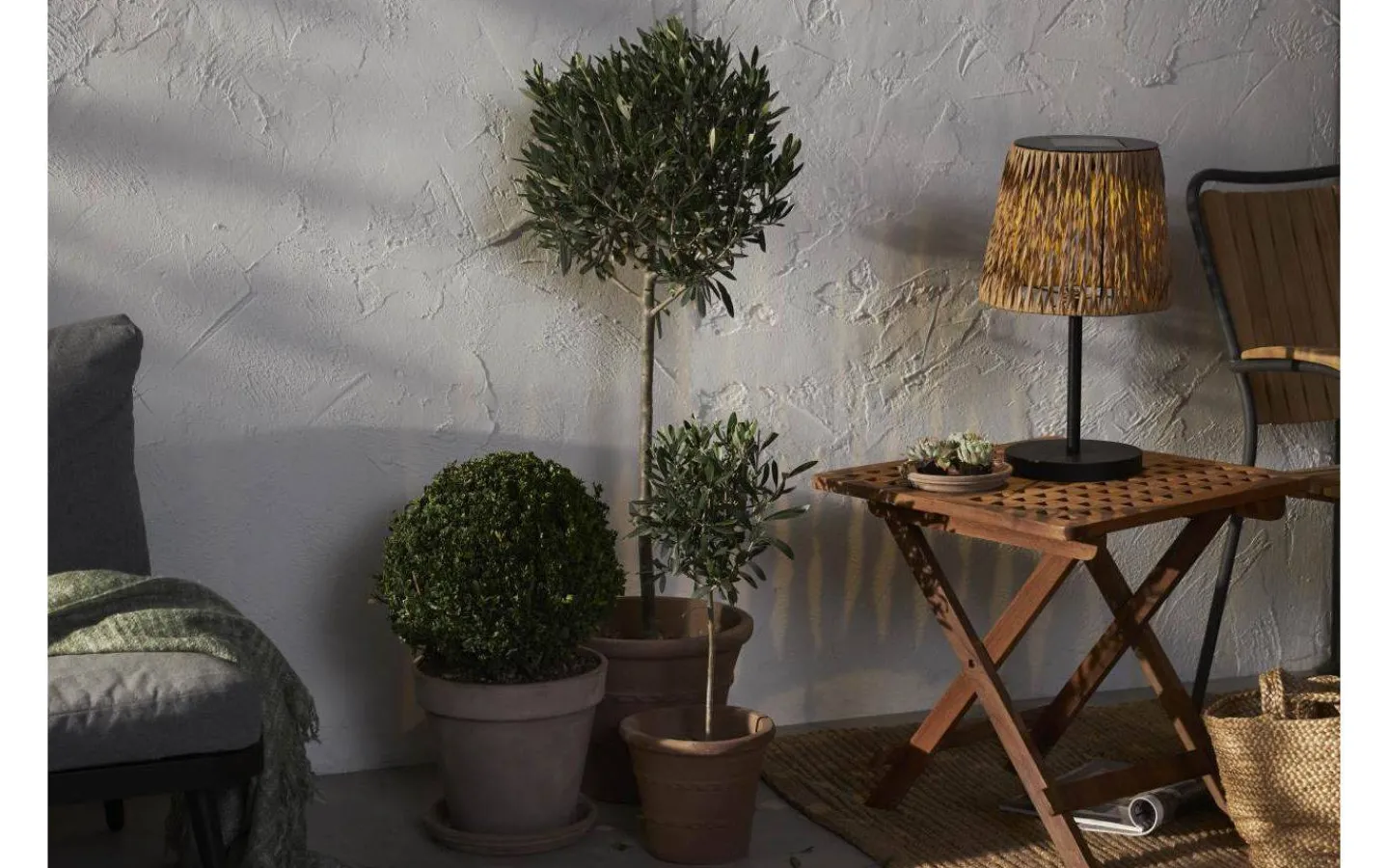 Star Trading Cesta Solcellsdriven Bordslampa 48cm Brun* Bordslampor Utomhus|Visa Alla Solcellslampor