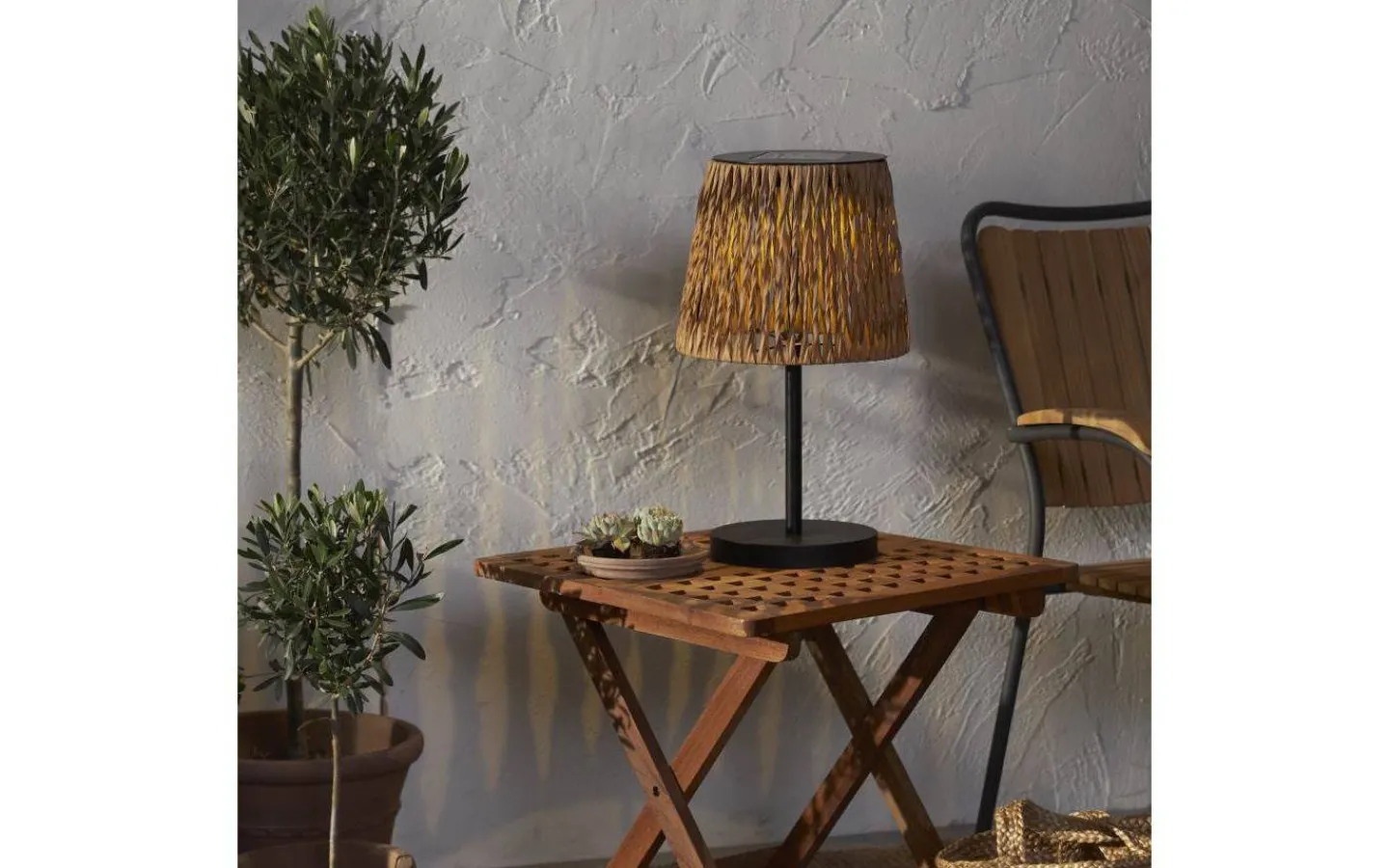 Star Trading Cesta Solcellsdriven Bordslampa 48cm Brun* Bordslampor Utomhus|Visa Alla Solcellslampor
