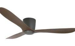 Texa Design Cetus II 132cm Takfläkt Antracit Motor, Valnöts Blad* Takfläktar|Vardagsrum