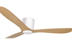 Texa Design Cetus II 132cm Takfläkt Vit Motor, Ekblad* Takfläktar|Sovrum