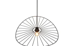 Reality Chapeau Taklampa 60cm E27 mattsvart* Stora Taklampor Ø50-69 Cm