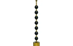 Golvfötter|Lampfötter<Hallbergs Charlotta Golvfot 132cm Svart/Antik Mässing