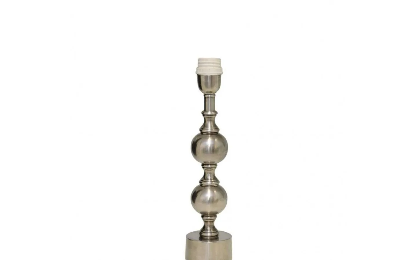 Vardagsrum|Lampfötter<Hallbergs Charlotta Lampfot 35cm Antik Silver