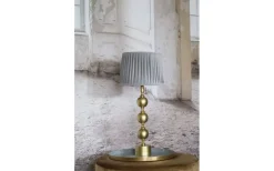 Vardagsrum|Sovrum<Hallbergs Charlotta Lampfot 66cm Mässing