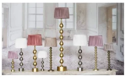 Charlotta Lampfot 60cm Mässing