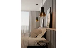 Eglo Chasely Fönsterlampa 20cm Svart/Brun Ombré* Fönsterlampor