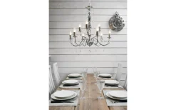 Chateau Kristallkrona 9L 60cm Krom