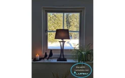 Sovrum|Vardagsrum<Cottex Chelsea XL Bordslampa 60cm Svart