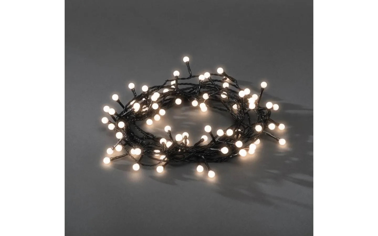 Konstsmide Cherry Ljusslinga 6,3m Varmvit IP44* Korta Ljusslingor (1-10M)|Ljusslingor Utomhus