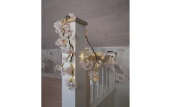 Star Trading Cherryflower Batteridriven Girlang 180cm Rosa* Batterislingor Inomhus