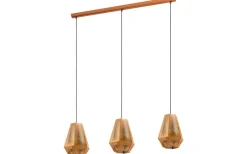 Eglo Chiavica Taklampa 97cm 3L Mässing* Avlånga Taklampor