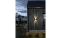 Konstsmide Chieri Vägglampa LED 3000K 2x2W Mässing IP54* Kustnära Belysning|Upp & Nedljus Lampor