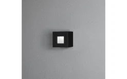 Chieri Vägglampa LED Svart Kvadrat Inf/Utf