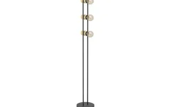 Eglo Chieveley Golvlampa 141cm Svart/Trä* Golvlampor