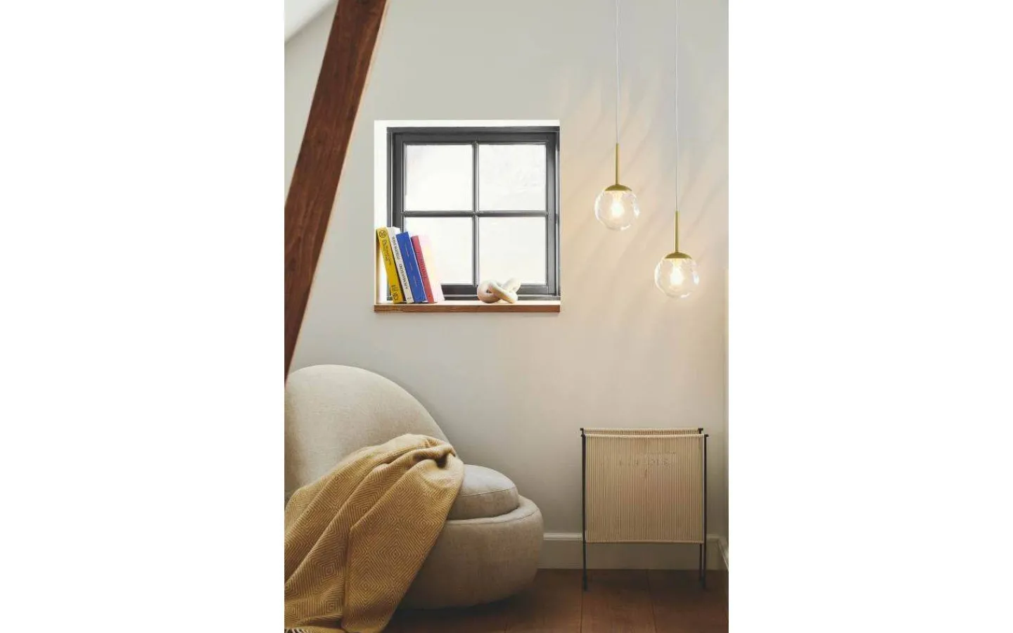 Nordlux Chisell Fönsterlampa 15cm Mässing/Glas* Fönsterlampor