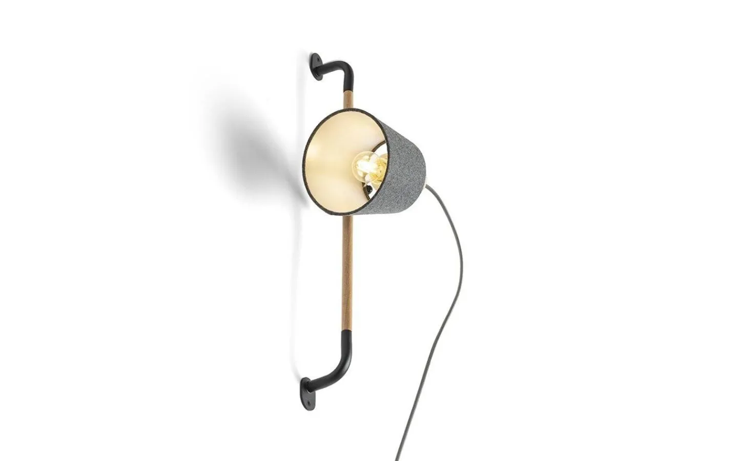 Rendl Choupette Vägglampa Svart/Grå* Läslampor