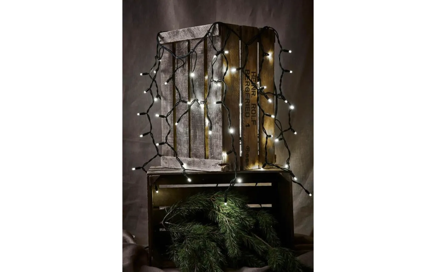 Chrissline Markslöjd<Markslojd Chrissline Istappsslinga Kallvit 2x0,7m 100L Extra IP44