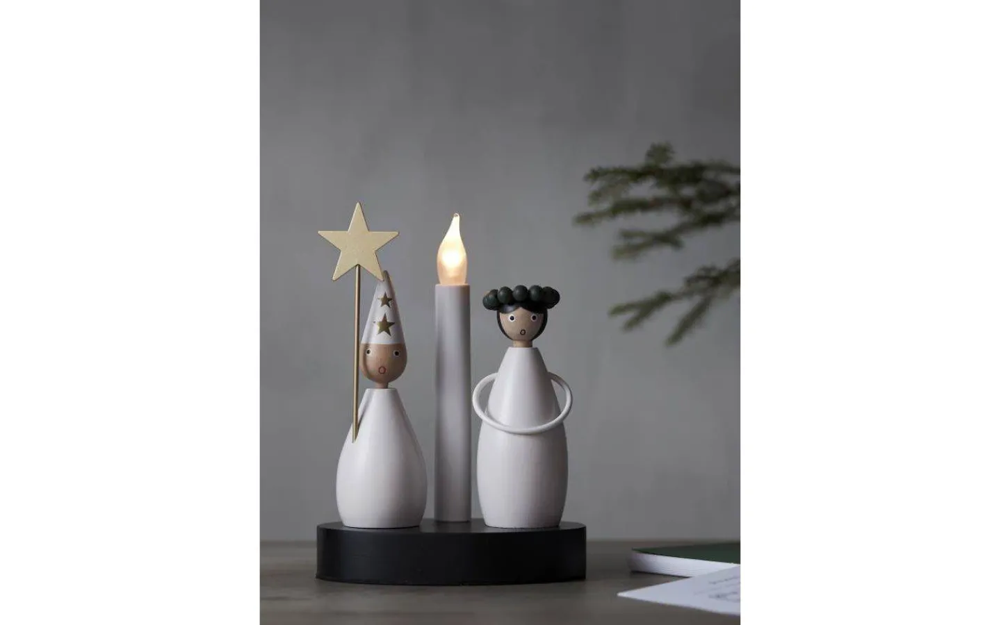 Julpynt Inomhus<Star Trading Christmas Joy Adventsljusstake 21cm Lucia