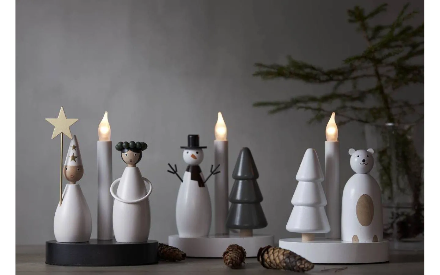 Julpynt Inomhus<Star Trading Christmas Joy Adventsljusstake 21cm Lucia