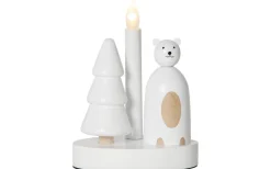 Christmas Joy Adventsljusstake 21cm Isbjörn