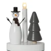 Christmas Joy Adventsljusstake 21cm Snögubbe