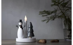 Christmas Joy Adventsljusstake 21cm Snögubbe