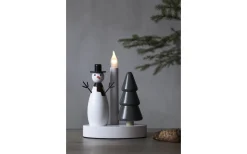 Christmas Joy Adventsljusstake 21cm Snögubbe