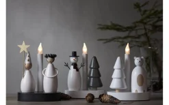 Christmas Joy Adventsljusstake 21cm Snögubbe