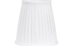 PR Home Cia Toppringskärm Ø20cm Plissé Vit* Toppringsskärmar