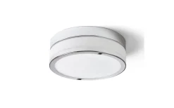 Rendl Cira Plafond 23,5cm LED 12W 3000K Opalglas/Krom IP44* Badrumslampor Tak|Plafonder