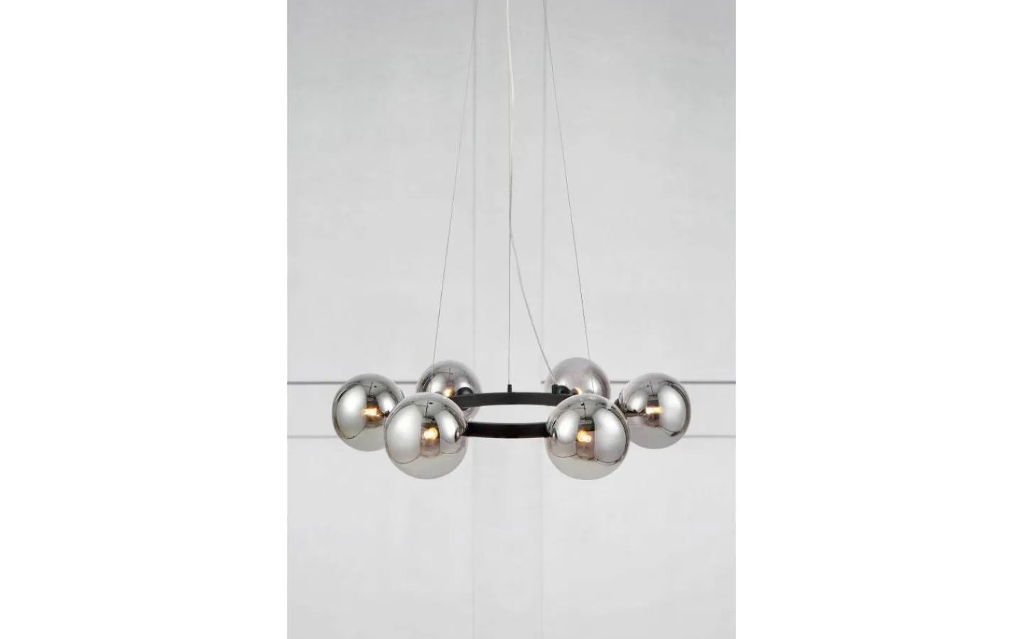 Vardagsrum|Stora Taklampor Ø70-150 Cm<Markslojd Circle Taklampa 71cm 6L Svart/Rök