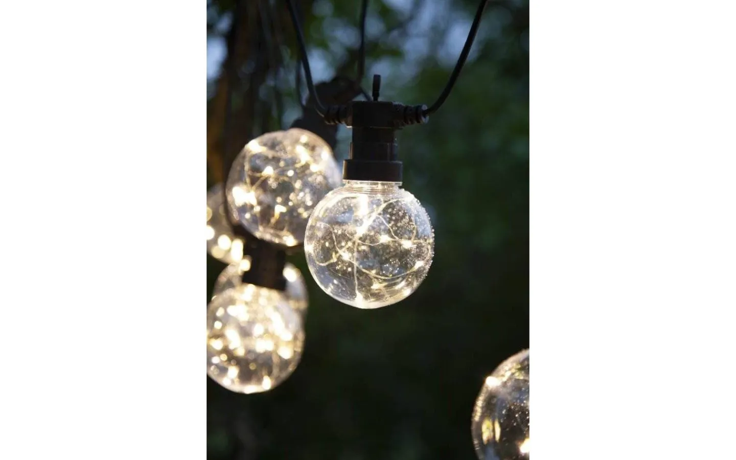 Star Trading Circus Big Ljusslinga 4,5m 10L Svart IP44* Partyslingor Utomhus 230V|Partyslingor Utomhus 230V