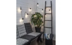 Star Trading Circus Big Ljusslinga 4,5m 10L Svart IP44* Partyslingor Utomhus 230V|Partyslingor Utomhus 230V