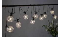 Partyslingor Utomhus 230V|Partyslingor Utomhus 230V<Star Trading Circus Comb Ljusslinga 4,5m 10L Svart IP44