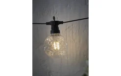 Partyslingor Utomhus 230V|Partyslingor Utomhus 230V<Star Trading Circus Comb Ljusslinga 4,5m 10L Svart IP44