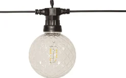 Partyslingor Utomhus 230V|Partyslingor Utomhus 230V<Star Trading Circus Comb Ljusslinga 4,5m 10L Svart IP44