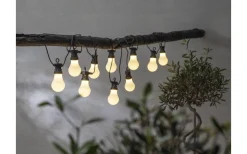 Partyslingor Utomhus 230V|Partyslingor Utomhus 230V<Star Trading Circus Ljusslinga 4m 10L Opal Svart IP44